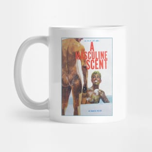 A MASCULINE SCENT - vintage retro gay book art Mug